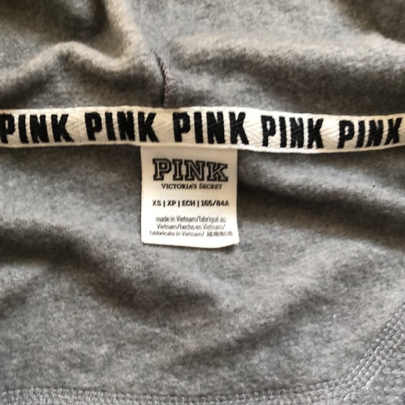 PINK grey hoodie - Picture 6 of 8